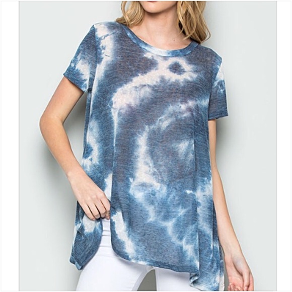 Tie Dye Relaxed Lightweight Tunic Top SMLXL - Picture 2 of 8